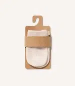 Organic Stripe Rib Mittens - Image 2