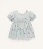 Fruity Embroidered Dress