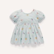 Fruity Embroidered Dress