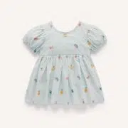 Fruity Embroidered Dress