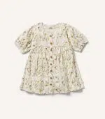 Crinkle Buttom Dress - Image 4