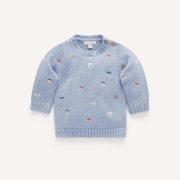 Snowy Embroidered Jumper