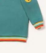 Teal Marl Rainbow Raglan - Image 2