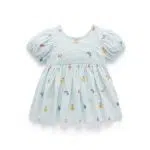 Fruity Embroidered Dress