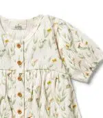 Crinkle Buttom Dress - Image 3