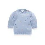 Snowy Embroidered Jumper