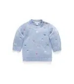 Snowy Embroidered Jumper