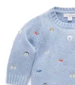 Snowy Embroidered Jumper - Image 2