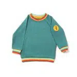Teal Marl Rainbow Raglan