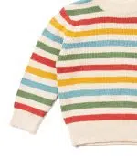 Rainbow Striped Knitted Jumper - Image 3