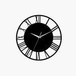 Black Wall Clock