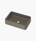 Matte Grey Fine Ceramic Basin - Image 2