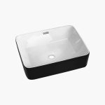 Ceramic Sink Black and White