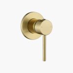 Gold Mixer Tap Round Bath