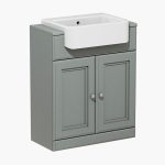 670mm Light Grey Vanity Unit