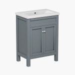 600mm Grey Vanity Unit with Sink
