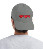 8 Bit Hearts Cap - Image 4