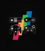 Retro Controllers T-Shirt - Image 4