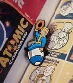 Vault Boy Riding Bomb Pin Badge Limited Edition - Image 4