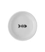 Frisco Round Meow Non-skid Ceramic Cat Bowl - Image 3