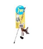 JW Pet Cataction Ball with Wand Cat Toy - Image 2