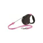 Flexi Dots Cord Dog Lead Pink Medium