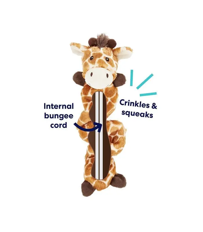 Frisco Giraffe Bungee Plush Squeaky - Image 2