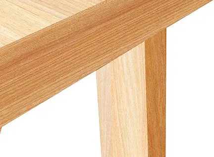 Wooden table surface