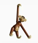 Wooden monkey figurine - Image 2