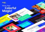 Colorful blog template
