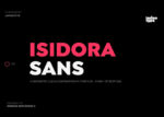 Isidora sans font