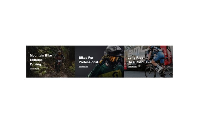 3 columns parallax banners