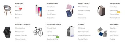 Marketplace categories lists
