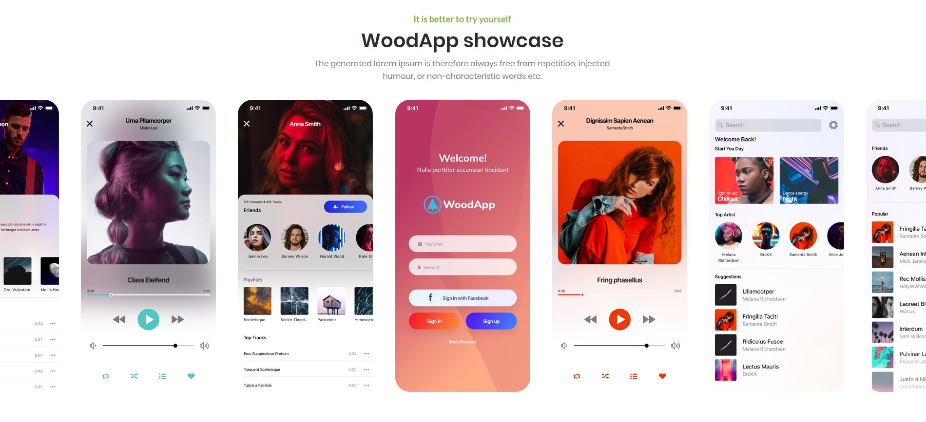 Mobile app gallery