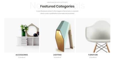 Categories 3 columns