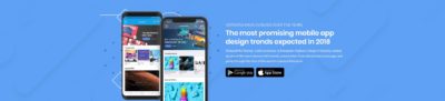 App showcase full width