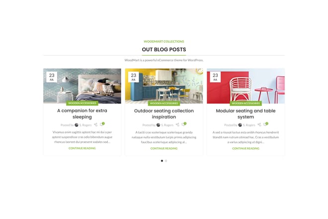Blog carousel Blog carousel