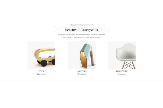 Categories 3 columns Categories 3 columns