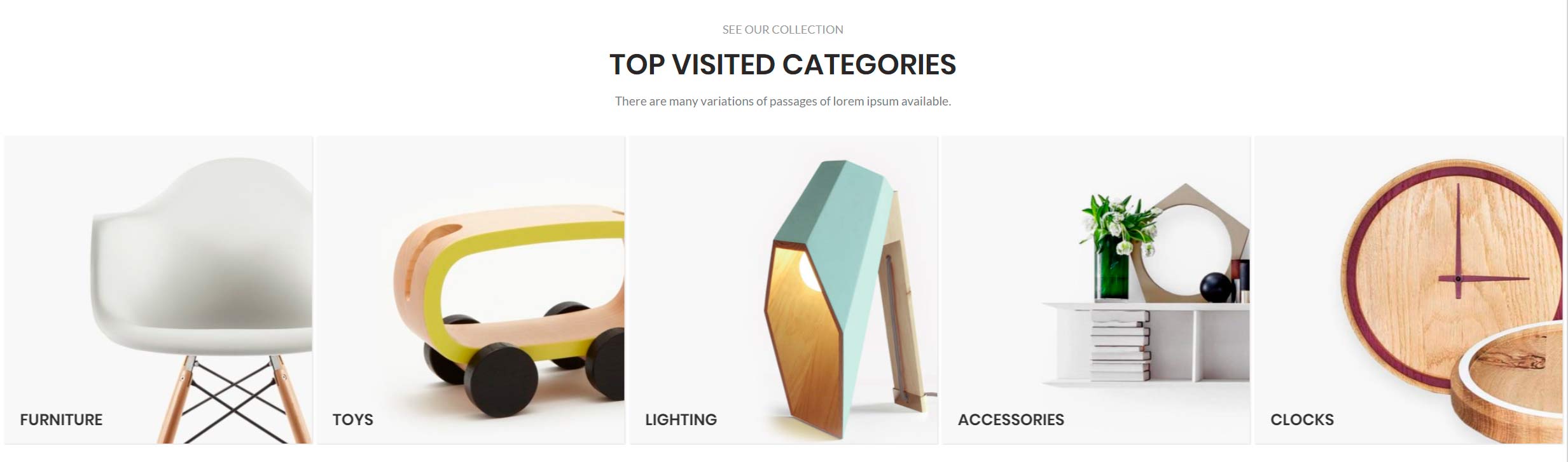 Categories full width