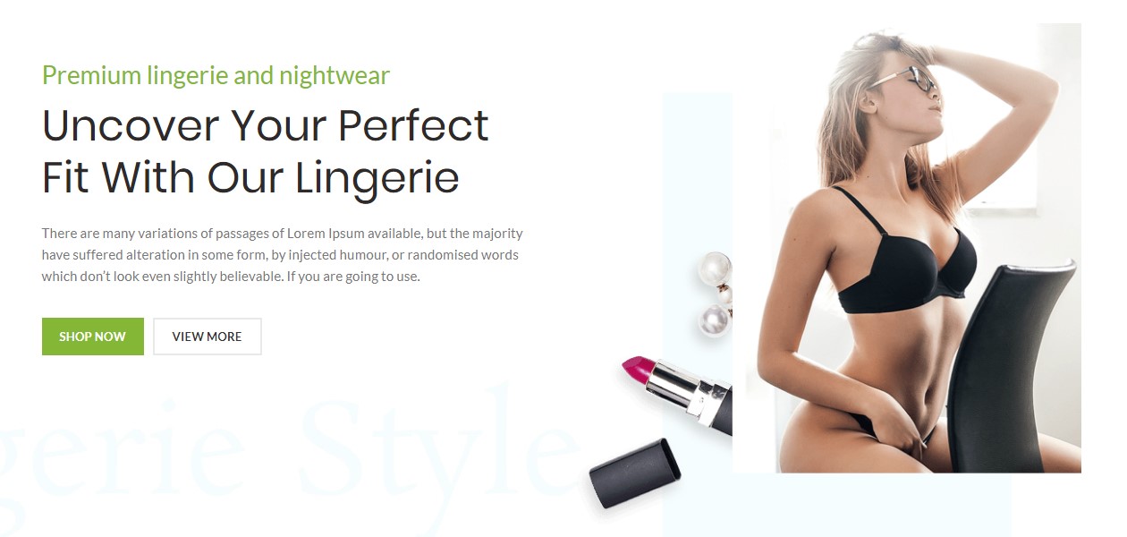 Image with texts and buttons