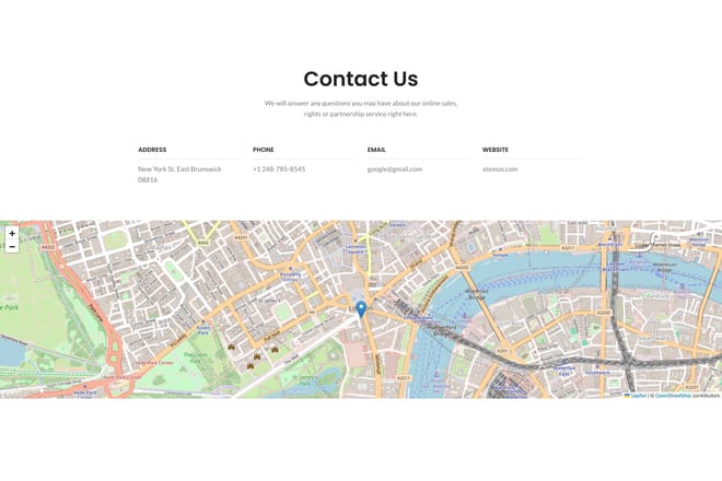 Contacts + Google map Contacts + Google map