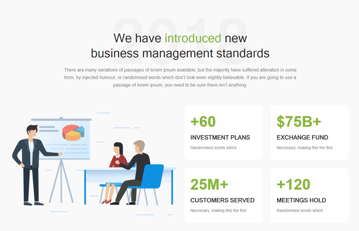 Corporate services with title