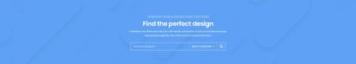 Full width section with search