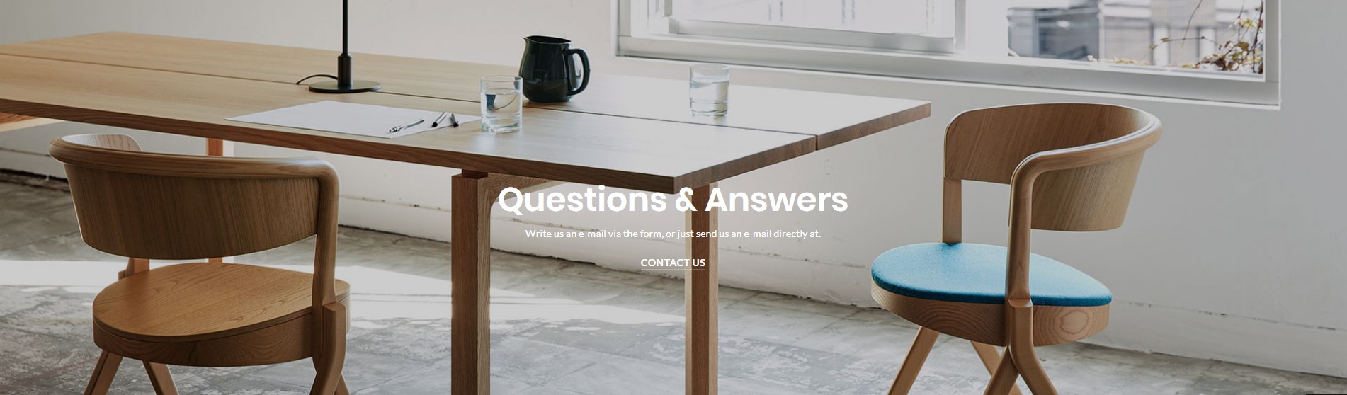 Full width section + contacts popup