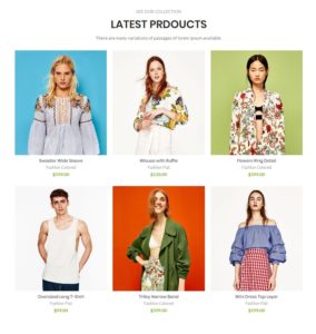 Products grid 3 columns