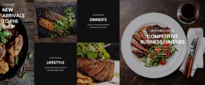 Full screen banners grid