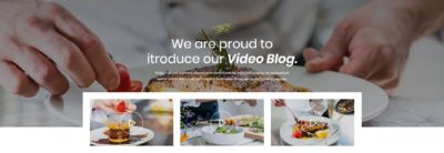 Full width section + video gallery