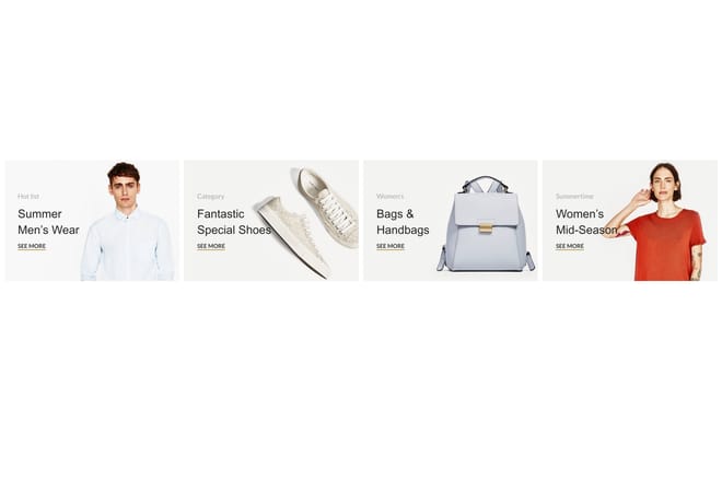 Full width banners carousel