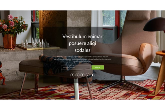 Full width subscription
