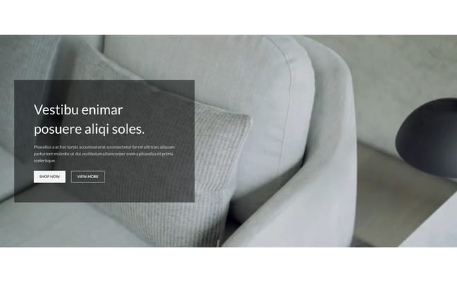 Full width video background Full width video background